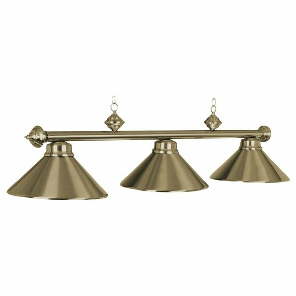 Ram Gameroom 54In. 3Lt Billiard Light- Antique Brass PR54 AB